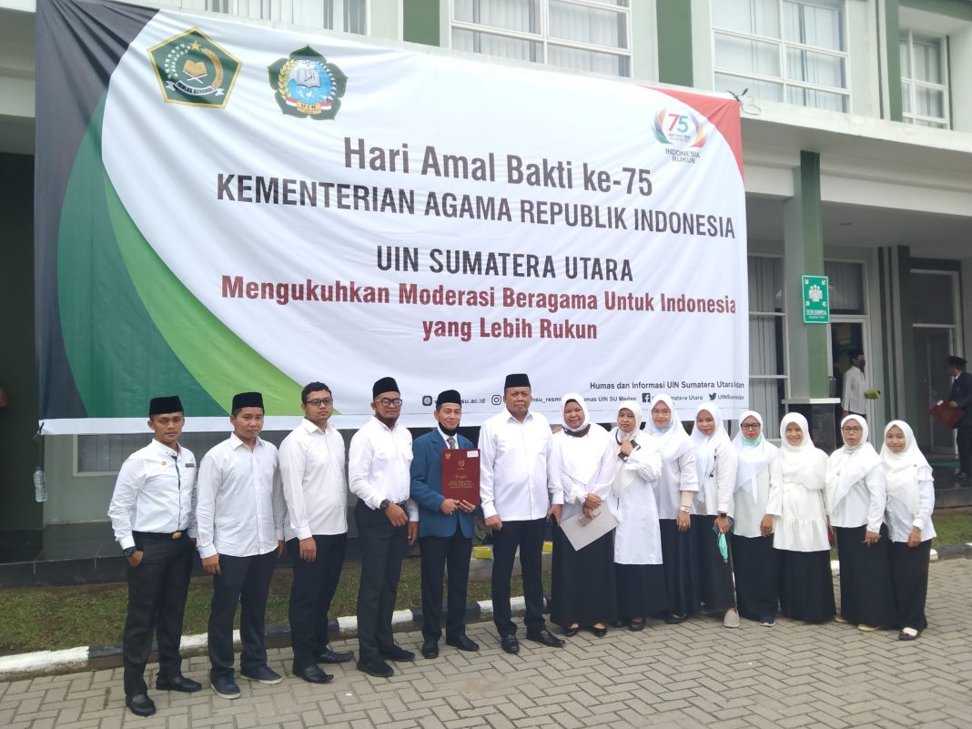 UIN Sumut, Laksanakan Hari Amal Bakti Kementerian Agama