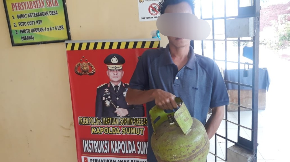 Pencuri Tabung Gas 3 Kg