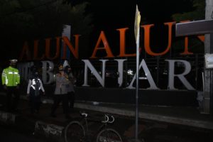 Kapolres Banjar, Pantau Situasi PPKM Tahap Kedua di Kota Banjar