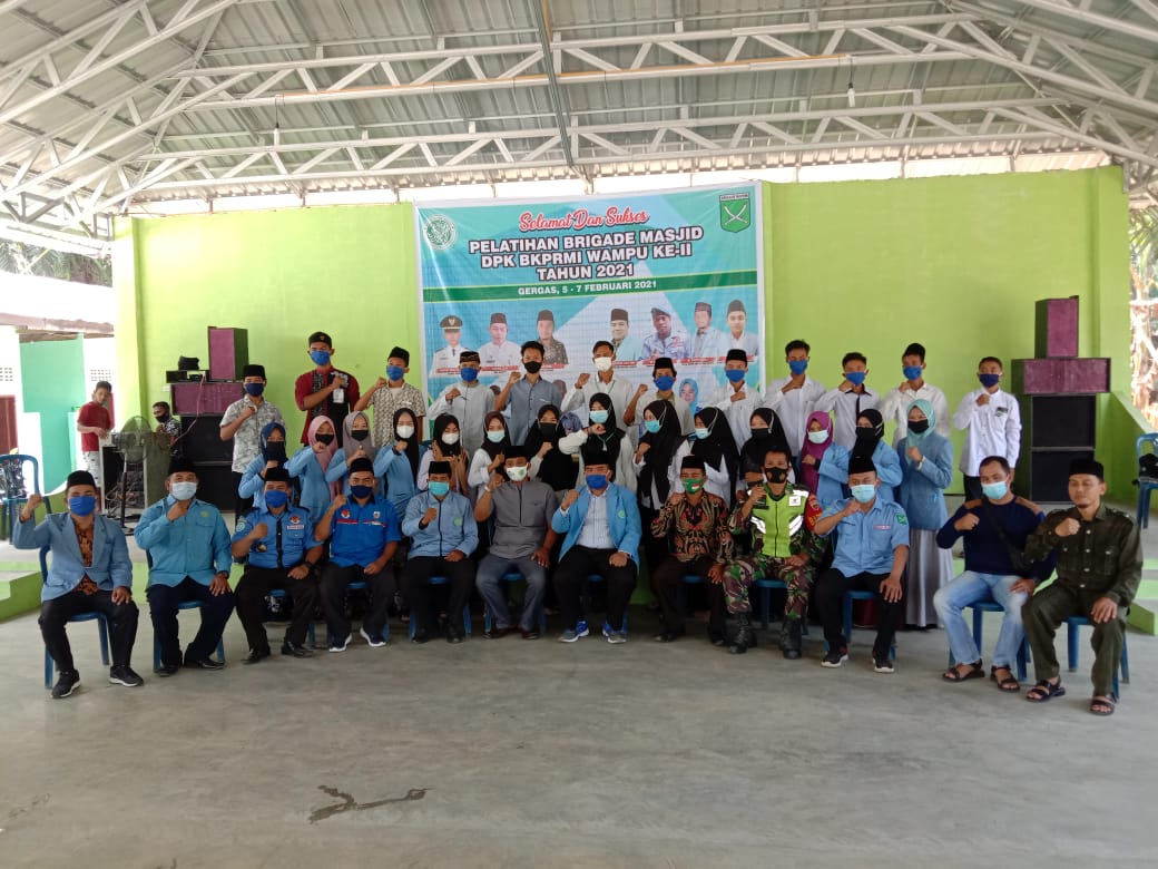 DPK BKPRMI Wampu, Lakukan Pelatihan Brigade Masjid ke-II