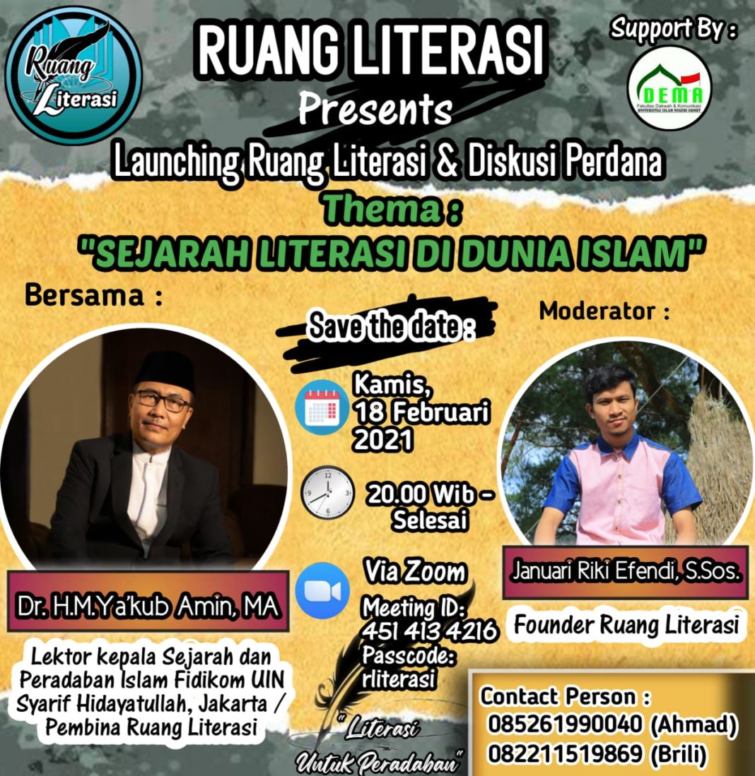 Diskusi Perdana Ruang Literasi