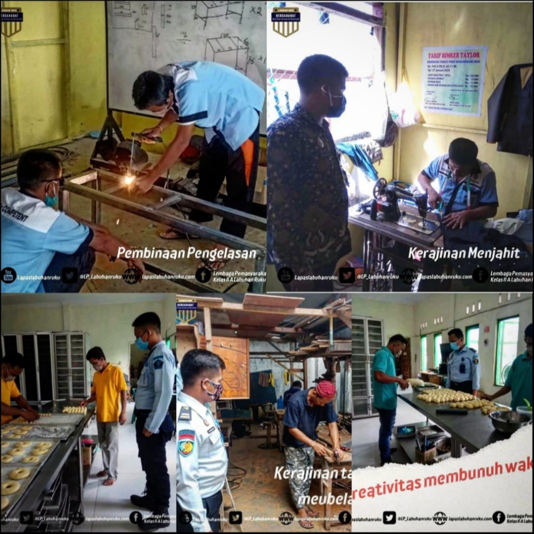 Narapidana Lapas Labuhan Ruku Dibimbing Secara Kreatif dan Bernilai, Hasilkan 58 Juta Rupiah Pertahun