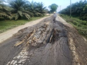 Jalan Rusak di Wampu