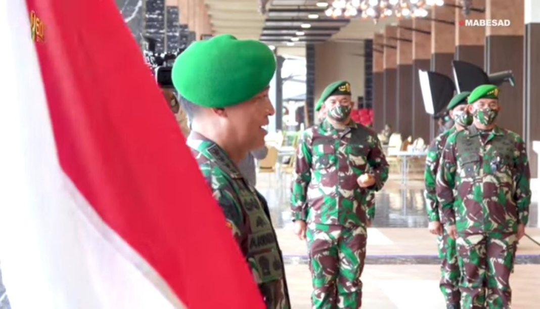 Jenderal TNI Andika Perkasa, Pimpin Upacara Korps Kenaikan Pangkat Pati TNI AD