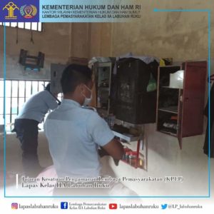 KPLP Lapas Labuhan Ruku Lakukan Penggeledahan di Kamar Hunian