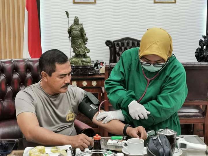 Kabaharkam Polri dan Para Kakor Jajaran Divaksinasi Covid-19