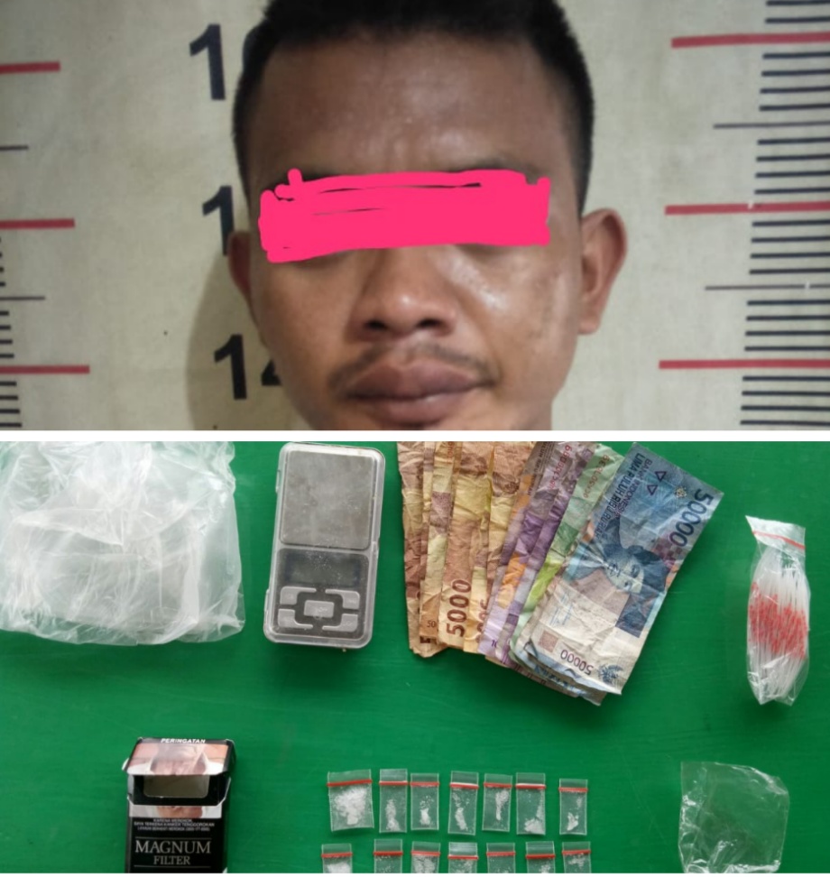 Polsek Padang Tualang, Amankan Pengedar Sabu