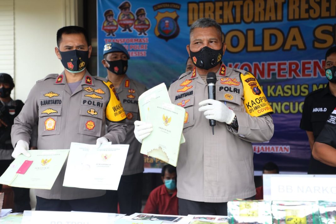 Polda Sumut Tangkap Bandar Narkoba Man Batak