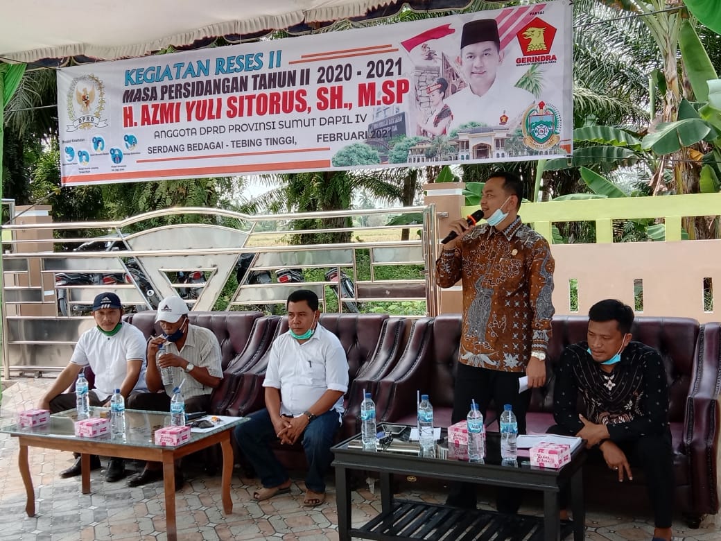 Reses II Tahun 2021, Anggota DPRD Sumut Sebut Dana Aspirasi Naik Jadi Rp 3 Milyar