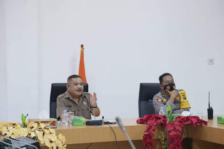 Setdakab Labuhanbatu, Pimpin Rapat Koordinasi Pelaksanaan Vaksinasi Covid-19