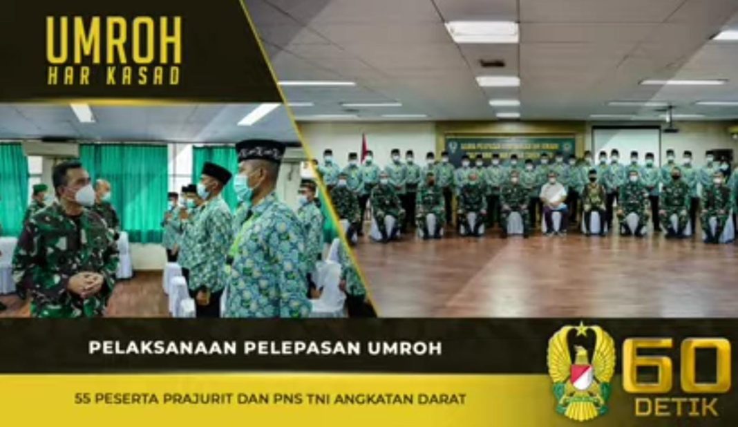 Apresiasi Penghargaan, Kasad Andika Perkasa Berangkatkan Umroh Prajurit dan PNS TNI AD