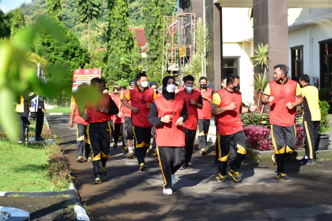 Polres Banjar, Gelar Kesamaptaan Jasmani Secara Rutin