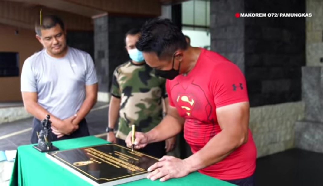 Kasad Andika Perkasa, Melihat Hasil Renovasi Fasilitas Umum di Makorem 072/Pamungkas