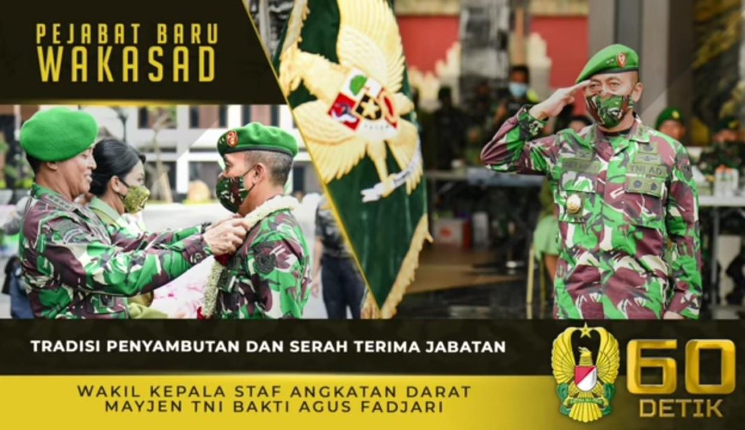 Kasad Andika Perkasa, Memimpin Tradisi Penyambutan Wakil Kepala Staf Angkatan Darat Kasad Andika Perkasa, Memimpin Tradisi Penyambutan Wakil Kepala Staf Angkatan Darat
