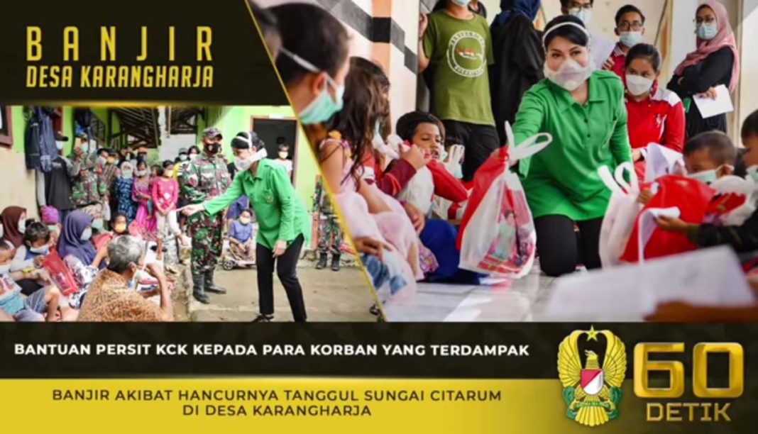 Ketum Persit KCK, Mengunjungi Korban Banjir Akibat Hancurnya Tanggul Sungai Citarum Ketum Persit KCK, Mengunjungi Korban Banjir Akibat Hancurnya Tanggul Sungai Citarum