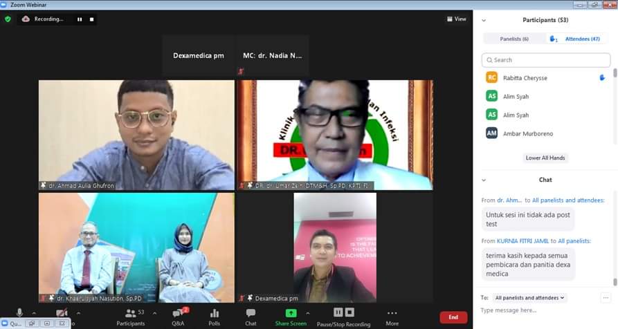 Tiga Pakar Alumni FK USU Adakan Seminar Vaksin Covid Virtual