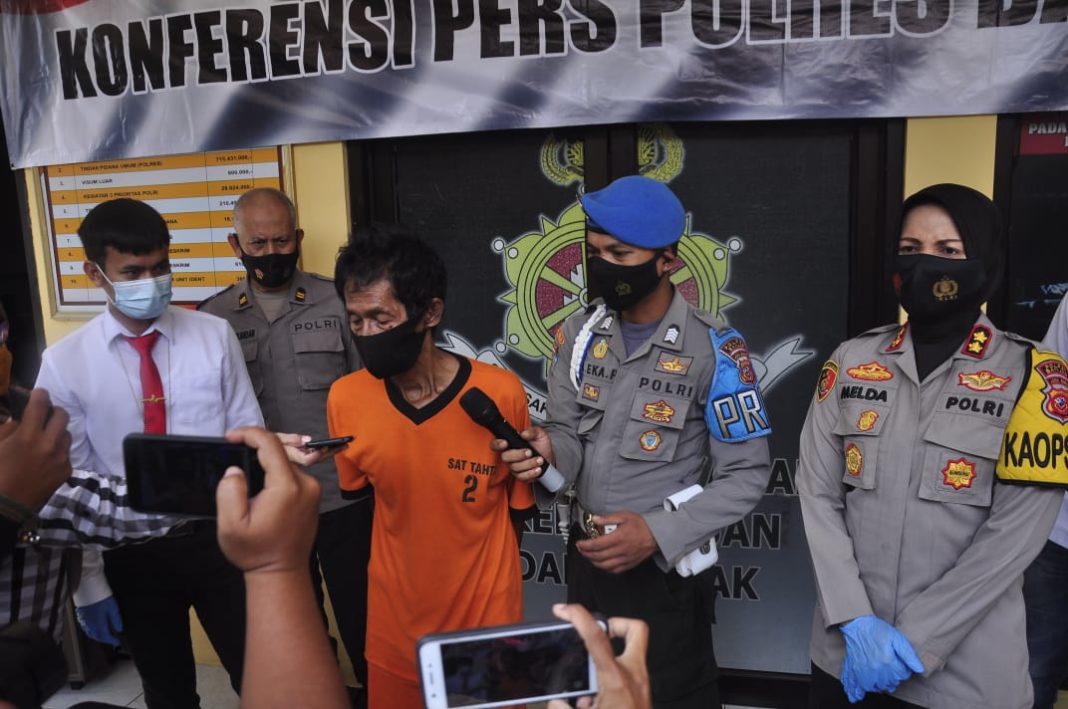 Polres Banjar, Bekuk Pelaku Kekerasan Seksual Terhadap Anak Kandungnya Sendiri