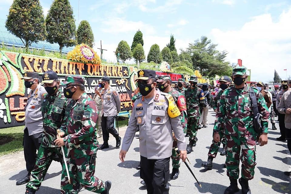 Kapoldasu Dampingi Kalemdiklat Polri dan Danjen Akademi TNI Tinjau Satlat Macan Latsitardanus XLI