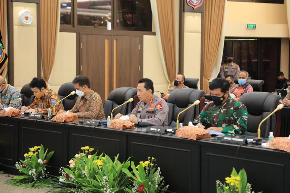 Rakor Lintas Sektoral, Kapolri Listyo Sigit: Keselamatan Rakyat Hukum Tertinggi