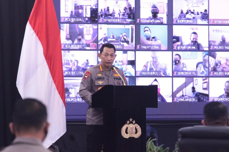 Buka Rakernis Propam, Kapolri Listyo Sigit Minta Polisi Terlibat Narkoba Ditindak Tegas