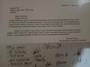 Aparat Desa Nambiki Langkat