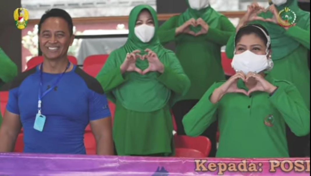Hetty Andika Perkasa, Pimpin Acara Syukuran HUT ke-75 Persit Kartika Chandra Kirana