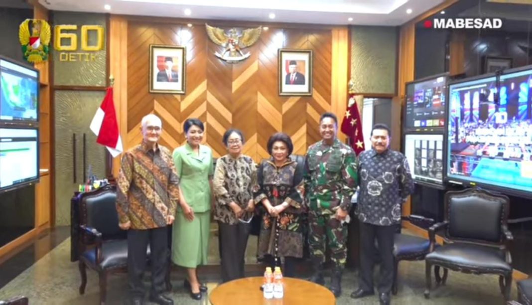 KASAD Jenderal TNI Andika Perkasa, Terima Kunjungan Jenderal TNI (Purn.) Try Sutrisno
