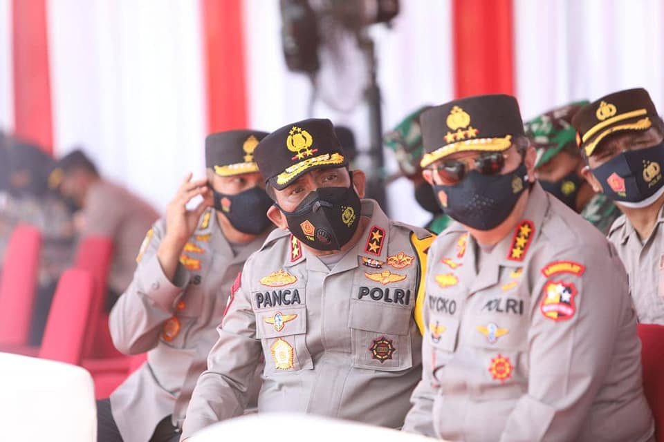 Kapolda Sumut dan Kalemdiklat Polri, Gladi Bersih Pembukaan Latsitardanus XLI