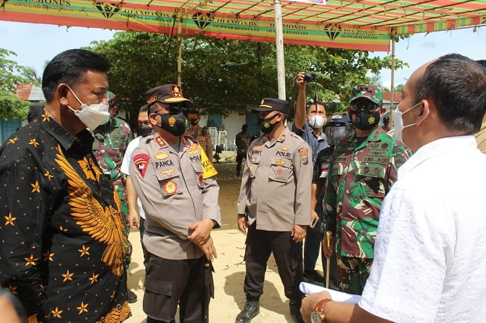 Kapolda Sumut dan Pangdam I/BB, Cek Kesiapan PSU di Labuhanbatu, Labusel dan Madina