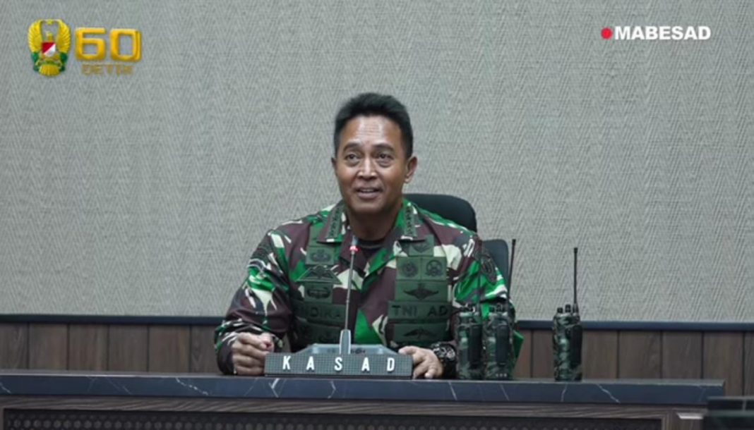 Kasad Andika Perkasa, Teleconference Pengamanan Pembangunan Perusahaan Objek Vital Nasional⁣⁣⁣