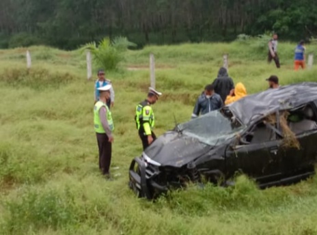 Kecelakaan di Ruas Jalan Tol Tebing Tinggi