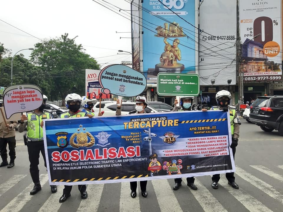 Ops Keselamatan Toba 2021, Polda Sumut Terus Sosialisasikan Protokol Kesehatan ke Masyarakat