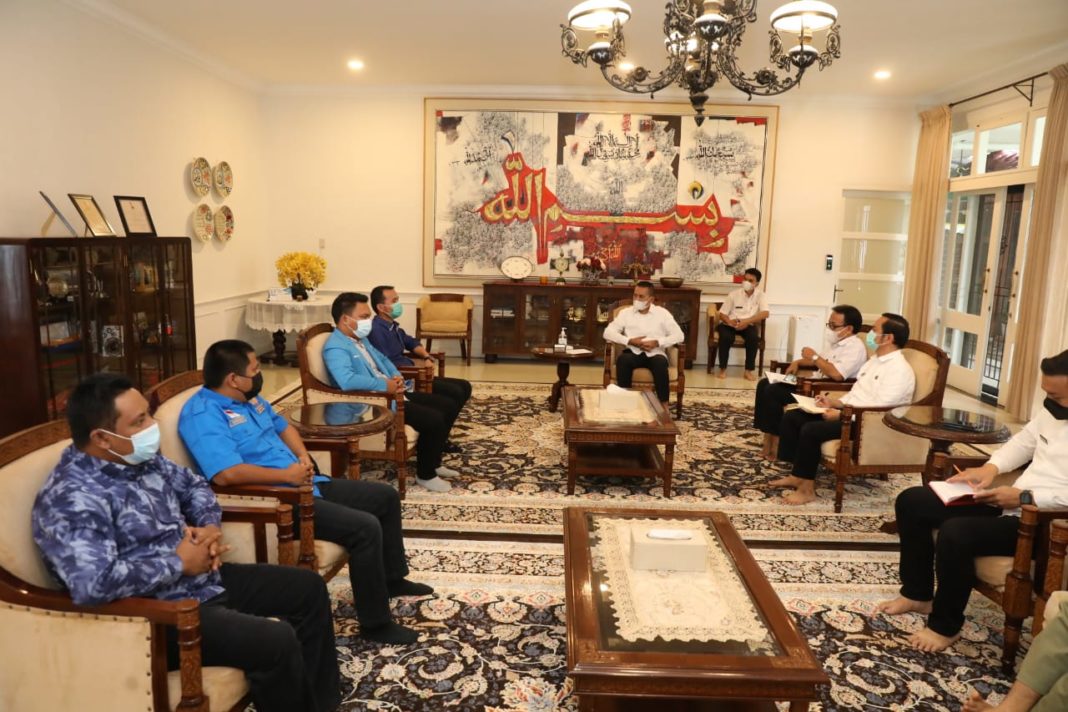 Audiensi KNPI Sumut