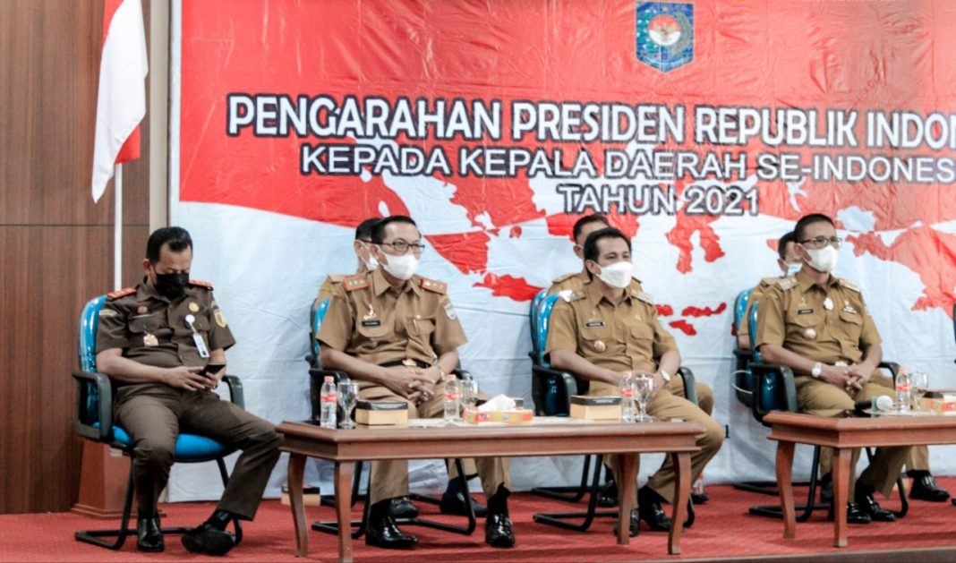 Bupati Ciamis, Hadiri Pengarahan Presiden RI secara Virtual