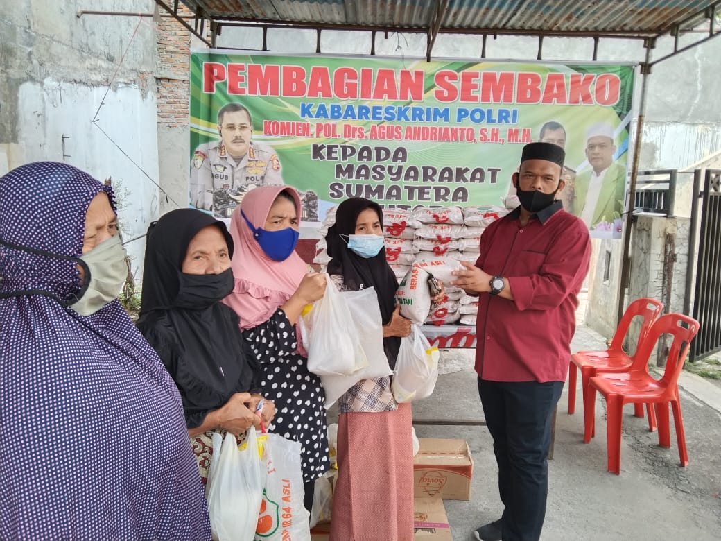 Kabareskrim Berbagi Sedekah
