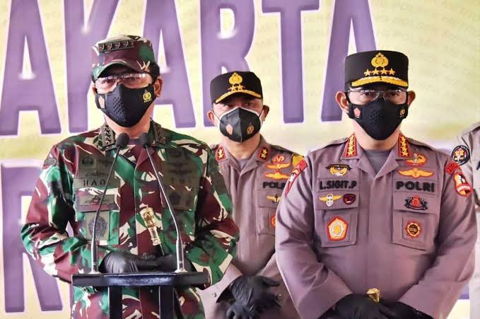 Panglima TNI dan Kapolri