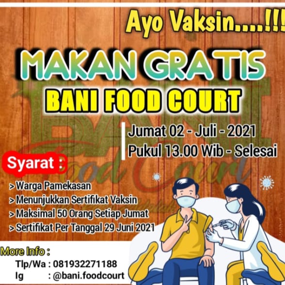 Bantu Pemerintah Vaksinisasi