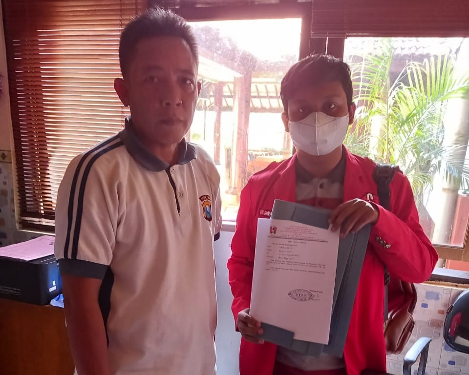 Diduga Catut Nama Organisasi, GMNI Pamekasan Serahkan Surat Audensi Ke Kapolres