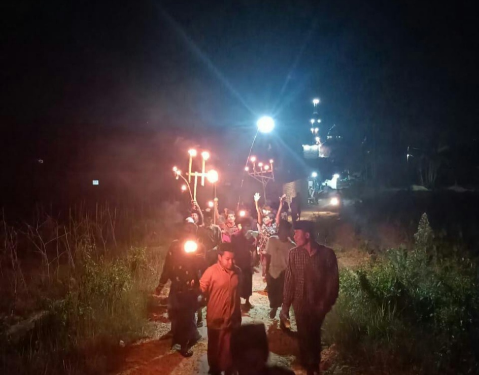 Cara Pemuda Angtim Palengaan Daya Gelar Shalawat Keliling