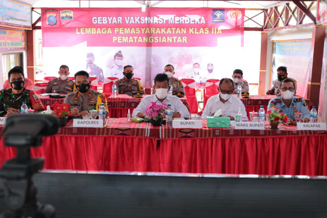 Gebyar Vaksin Merdeka Polres Simalungun