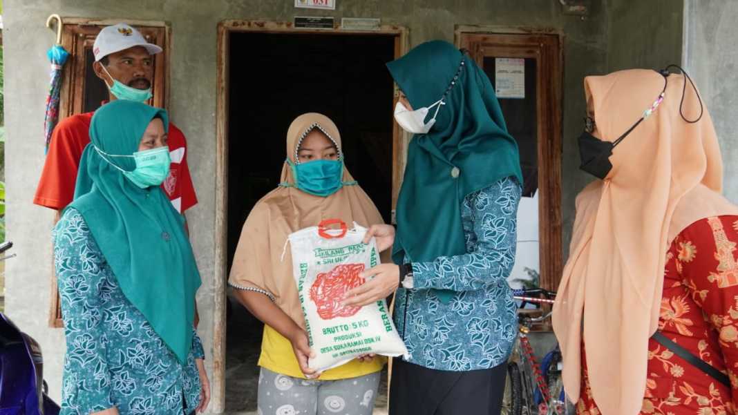 Pasca Banjir Ketua TP PKK Batu Bara
