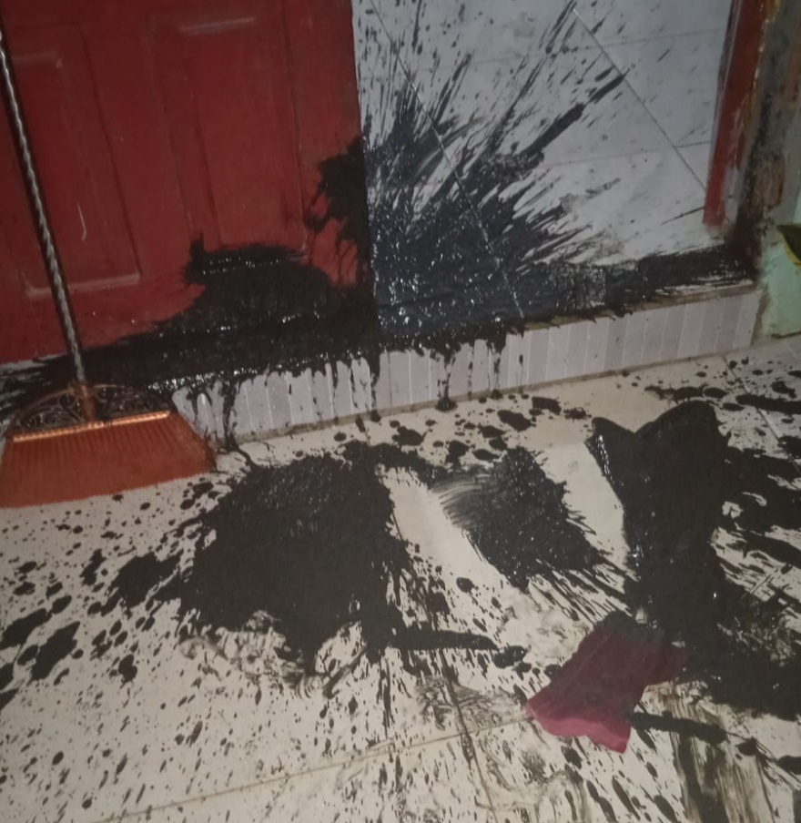 Rumah Orang Tua Ketua Demisioner PMII Langkat-Binjai