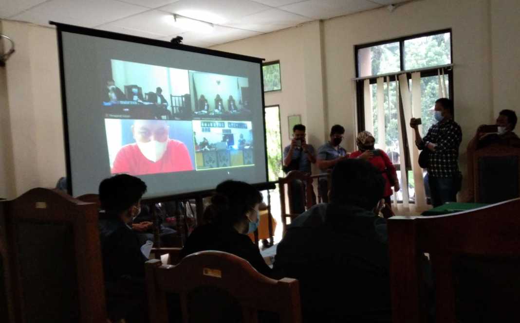Sidang Okor Ginting di PN Stabat