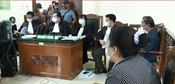 Sidang Okor Ginting di PN Stabat