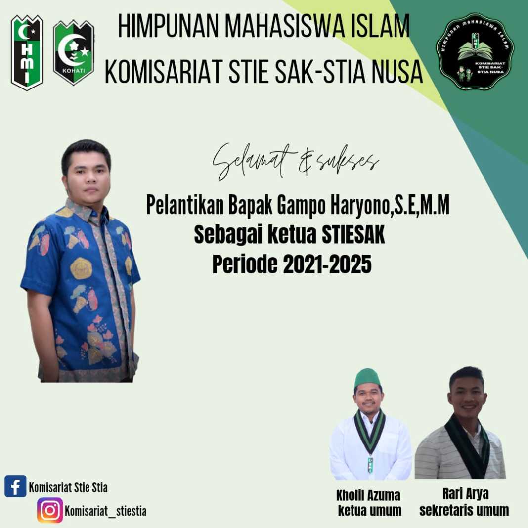 HMI Ucapkan Selamat