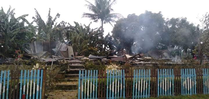 Kebakaran Rumah di Bukit Melintang Langkat