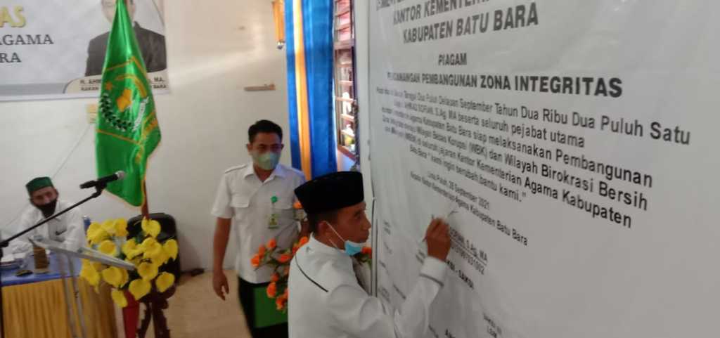 Penandatanganan Pakta Integritas WBK