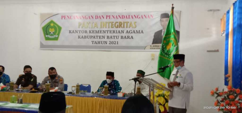 Penandatanganan Pakta Integritas WBK