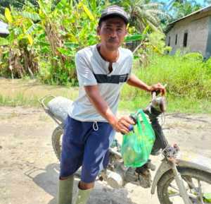 Patut di Contoh, Dapat BLT DD, Masyarakat Sumbang Bangun Jalan Rusak di Desa Kapal Merah