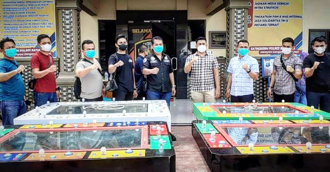 Polres Batubara Berantas Tempat Perjudian